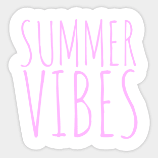 Summer vibes t-shirt Sticker